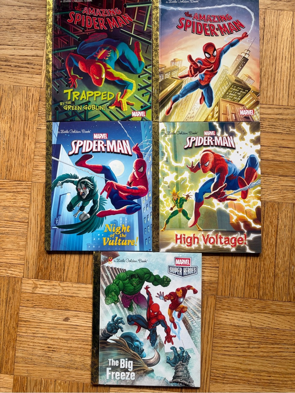 Marvel Spider-Man Little Golden Books - Kids Reading Fandom Collectables